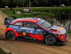 Tanak Leads Rally Greece After Day of Heat and Hazards Tanak Leads Rally Greece After Day of Heat and Hazards