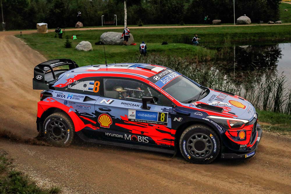 Tanak Leads Rally Greece After Day of Heat and Hazards