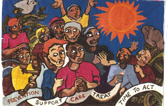 US Artist Leads HIV Awareness Charge Through Art