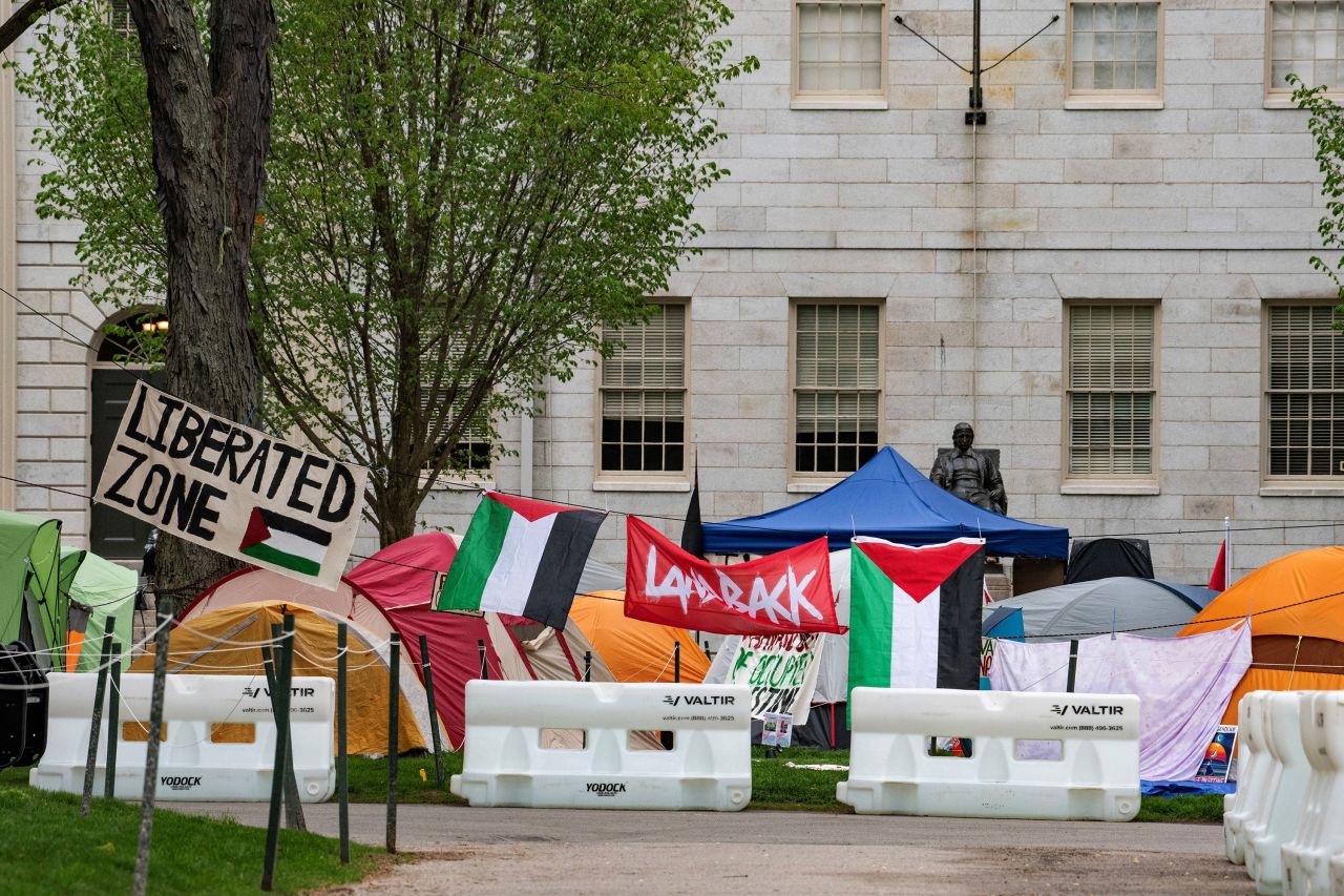 Trump Criticizes Harvard Amid Pro-Palestinian Student Protests