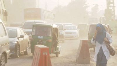Dhaka’s Air Remains Moderately Polluted Long-term