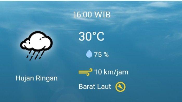 Prakiraan Cuaca di Sumsel Hari Ini,Selasa 8 Juli 2025,Potensi Hujan Siang Hari di OKI,OI,OKUS