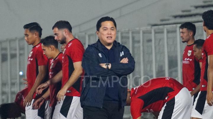 Erick Thohir Ungkap Perjalanan Timnas Indonesia di Kualifikasi Piala Dunia 2026