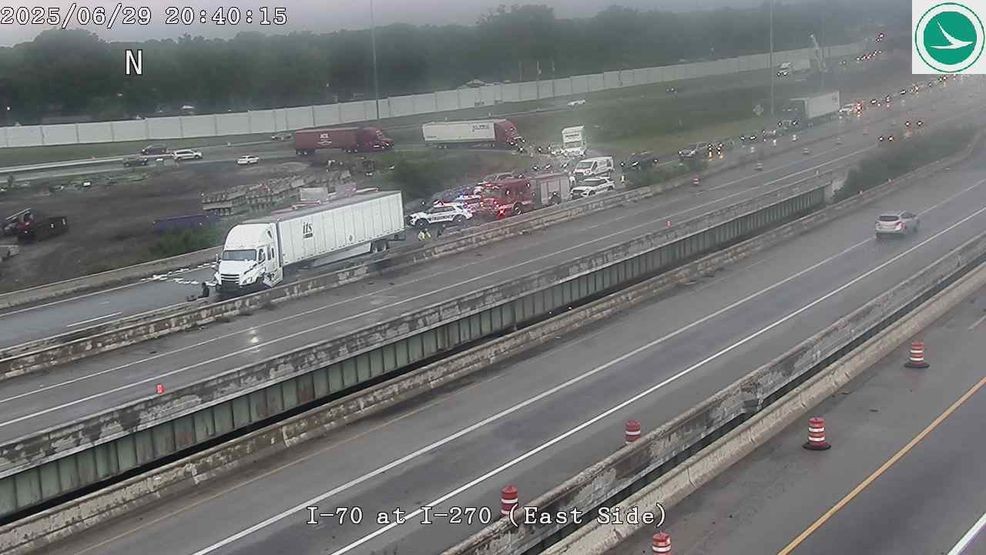 Semi-Truck Crash Shuts Down East Side Highways in Columbus