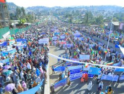 Residents Across Amhara Region Cities Rally for Peace, Condemn Extremism Residents Across Amhara Region Cities Rally for Peace, Condemn Extremism