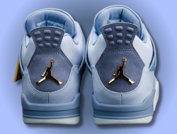 **”Exclusive Air Jordan 4 Pays Tribute to UNC — A Detailed Look at the Homage”** **”Exclusive Air Jordan 4 Pays Tribute to UNC — A Detailed Look at the Homage”**