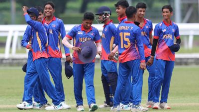 Nepal Dominates Bhutan by 298 Runs, Advances to Semis Undefeated