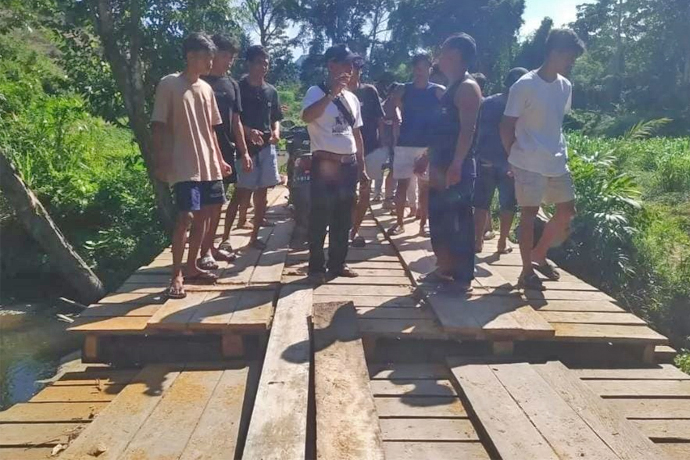 Jembatan di Lamandau Dihancurkan Oknum, Satu Desa Terisolasi