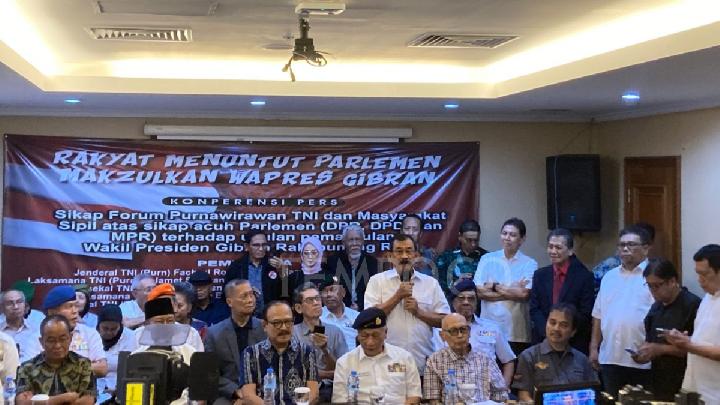 Refly Harun Bongkar 6 Pintu Pemakzulan Gibran di Forum Purnawirawan TNI