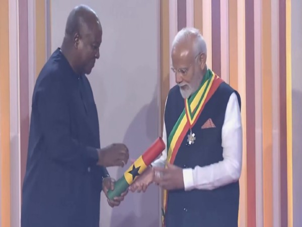 **Captivating Rephrased Title:**  
*PM Modi Hails Ghana’s Top Honor as a ‘Proud Moment’ for 1.4 Billion Indians*