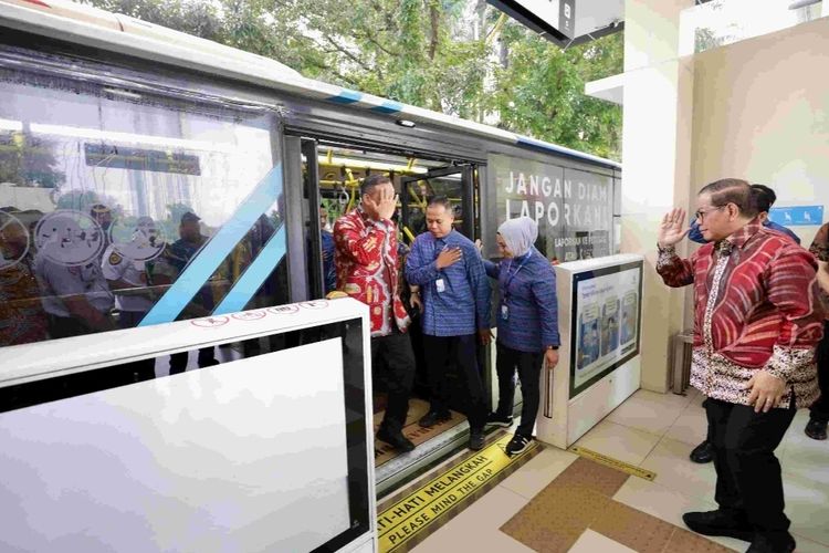 Rute Baru TransJabodetabek Dilaunching, Pramono Anung Berharap Redakan Macet Ibu Kota