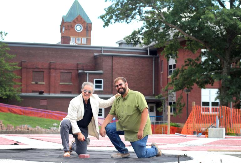 Glenville State Lays Foundation for New Campus Amphitheater