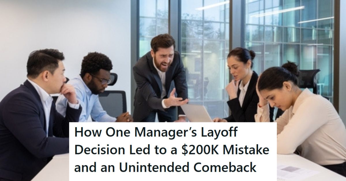 Fired by a Temporary Boss, He Fought Back and Earned a Huge Raise