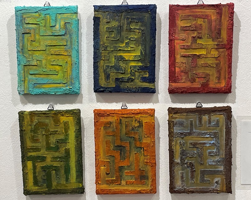 Japanese Diplomat Crafts Peace Prayer Art with Sand from Israel and Palestine