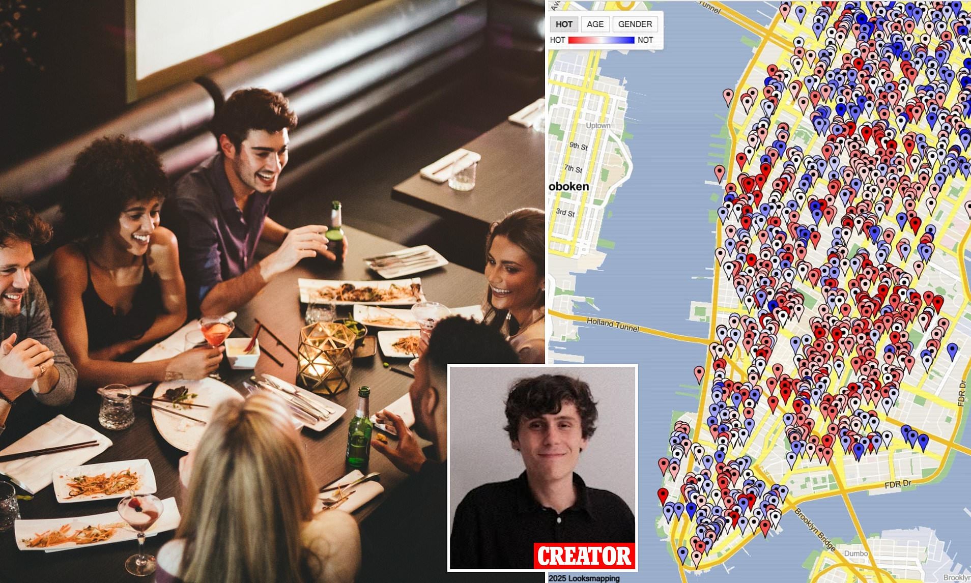 Controversial AI Rankings: NYC Restaurants Rated by ‘Hottest’ Customers Stir Outrage