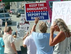 Dozens Rally in Davenport Against Trump’s Budget Bill