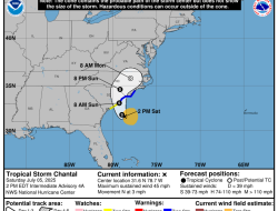 Chantal Threatens Charlotte With Tropical Storm Rain, NWS Warns