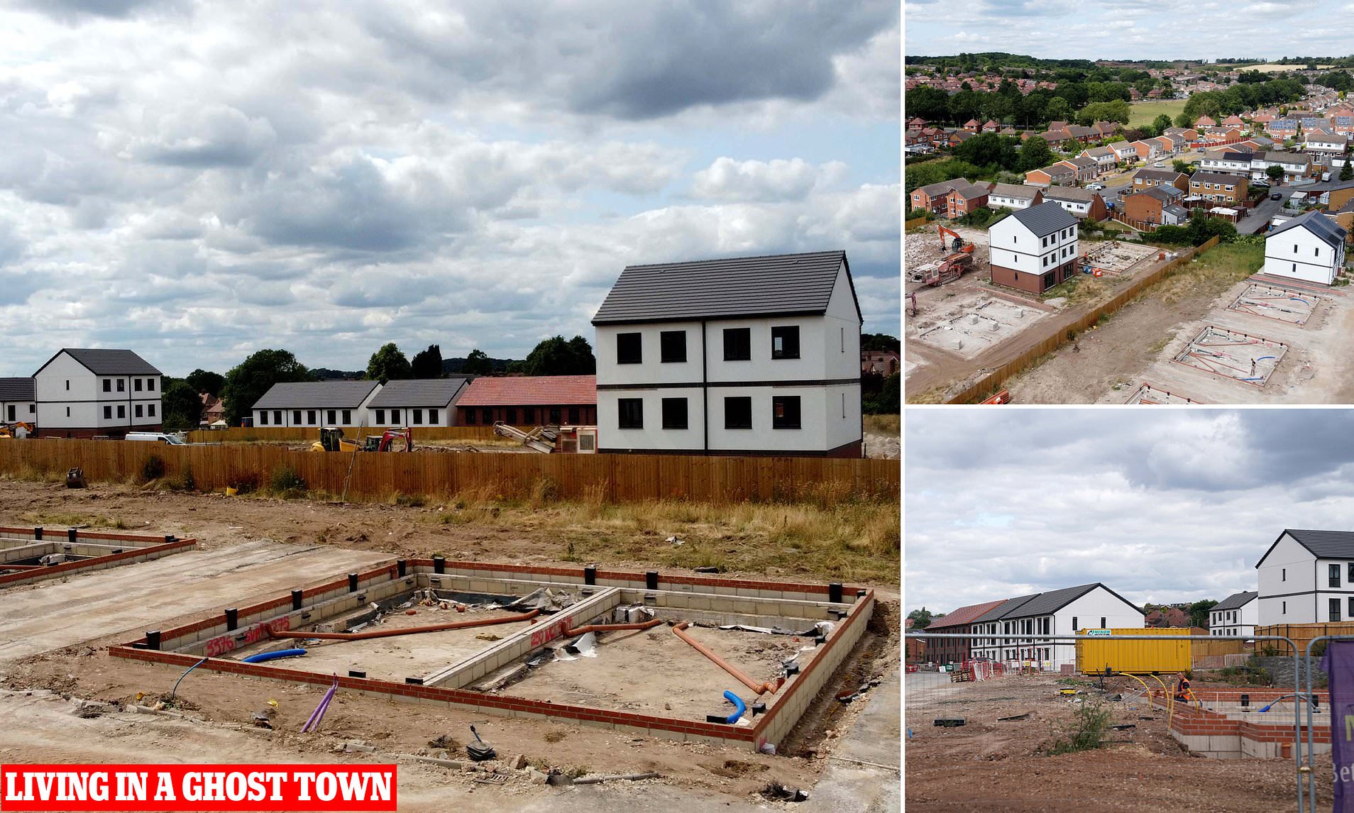 Residents Stunned by 50 Demolished Abandoned Homes After Builder’s Collapse