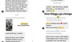 Fans Bikin Heboh: Pujian untuk Justin Hubner Berubah Jadi Ancaman Pembunuhan