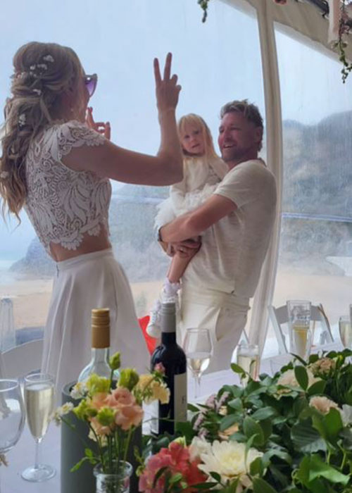 Brian McFadden Reveals Stunning First Glimpses of His Beach Wedding to Danielle Parkinson