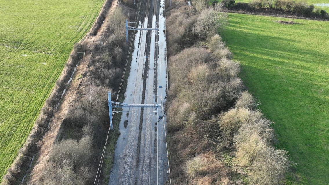 Rail commuters cautioned over flood-related delays