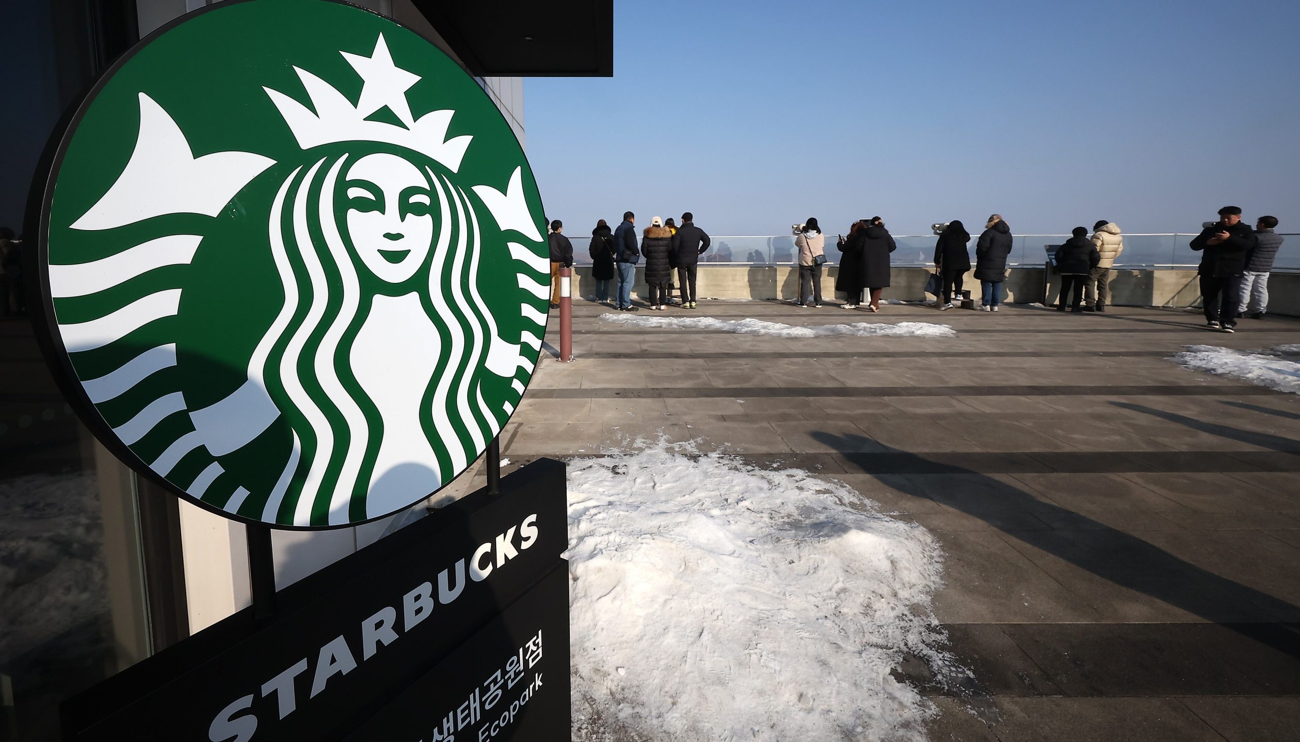 A brew worth the journey: 120,000 flock to DMZ Starbucks