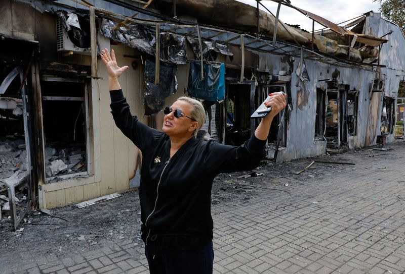 Her Eastern Ukraine Store Destroyed for Third Time, Owner Vows to Rebuild