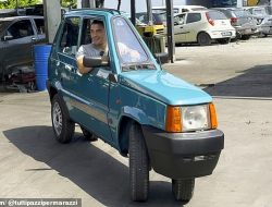 Ultra-Slim Fiat Panda Unveiled: World’s Narrowest Car at 20 Inches