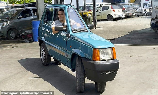 Ultra-Slim Fiat Panda Unveiled: World’s Narrowest Car at 20 Inches