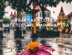 Prakiraan Cuaca Ternate, Selasa 8 Juli 2025: Hujan Siang Hari