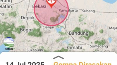 Gempa Bekasi Dipicu Sesar Beribis, Ini Fakta Terbaru