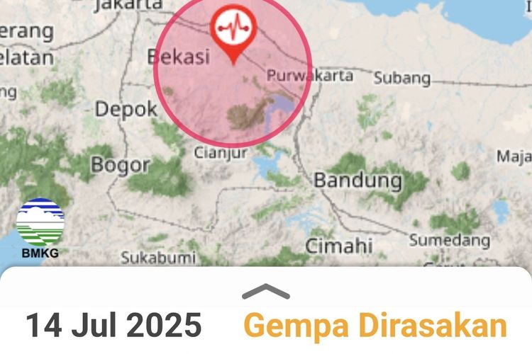 Gempa Bekasi Dipicu Sesar Beribis, Ini Fakta Terbaru