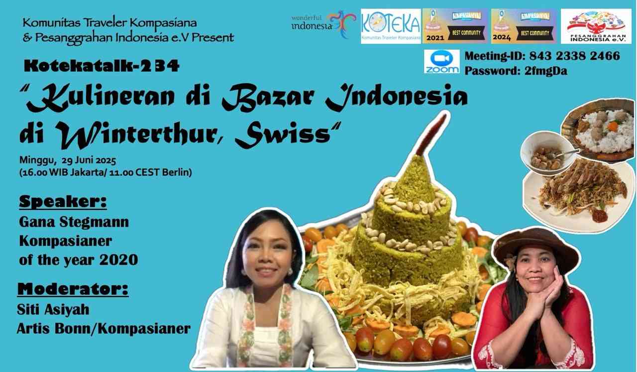 Kulineran di Bazar Indonesia, Winterthur, Swiss