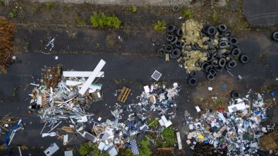 Former Rolls-Royce site turned major fly-tipping hotspot