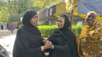 VIDEO: Buhari’s Daughter Breaks Down at Daura Burial Arrival