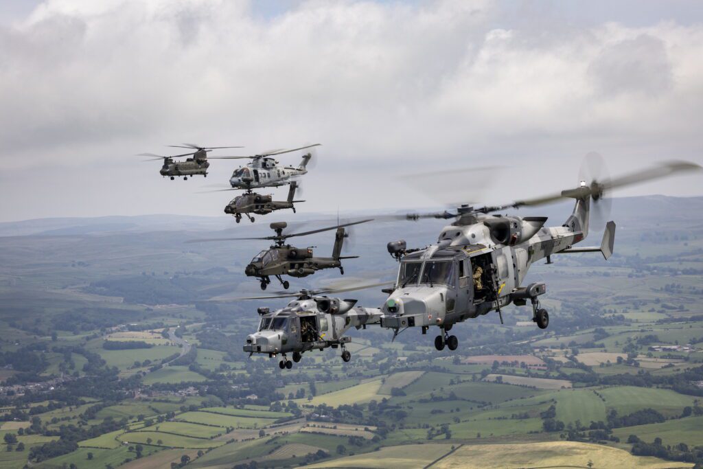 British Helicopters Deploy in Major Air Assault Drill
