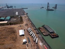 Konstruksi PSN Pelabuhan Patimban Paket 6 Terealisasi 64,72%