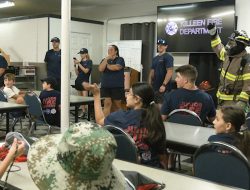 Killeen Fire Department and Central Texas College Train Young Cadets in Firefighting Skills