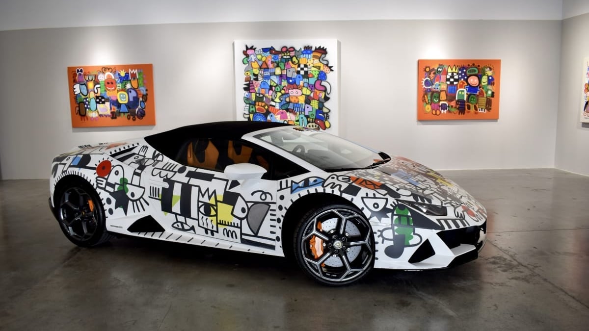 UAE Art Guide: Lamborghini Paintings and Raw Meat Exhibits