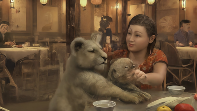 PETA Condemns Lion Cub Cuddles at Chinese Restaurant in India