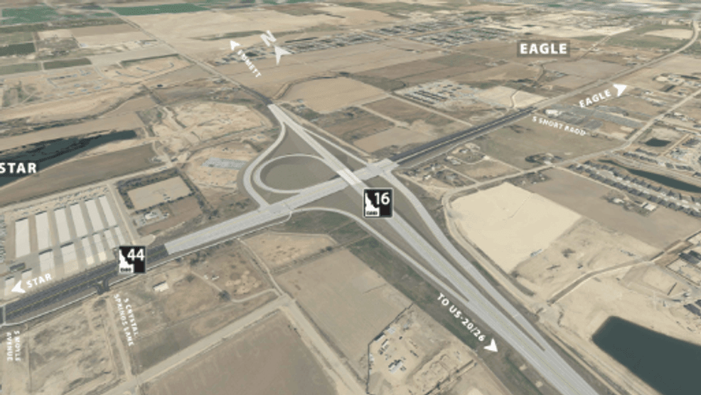 Idaho DOT Reveals Innovative Interchange for SH-16 and SH-44