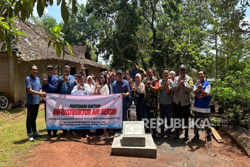 Aksi Sosial Telkom: 51 Fasilitas Air Bersih dan Sanitasi Layak di Lima Kota