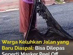 Aspal Jalan Viral, Warganet Kritik Kualitas Proyek Infrastruktur Aspal Jalan Viral, Warganet Kritik Kualitas Proyek Infrastruktur
