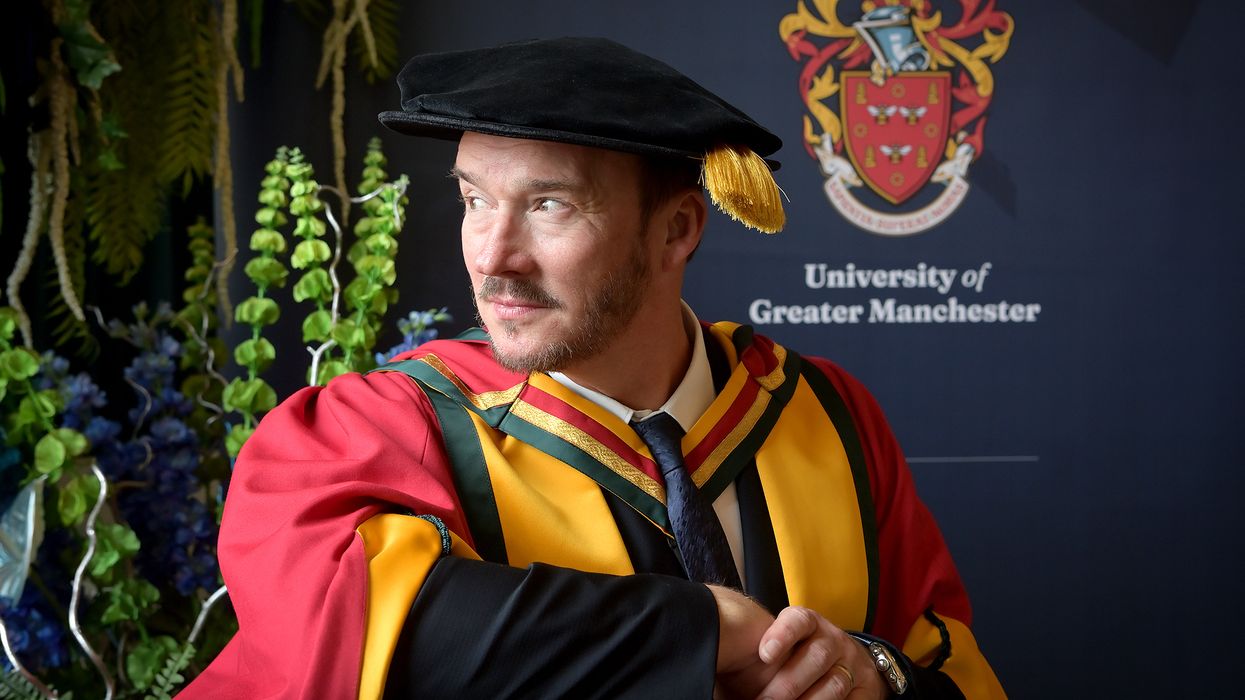 Russell Watson Honored with Degree from Manchester University
