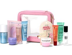 This travel beauty set has cult products for A-lister style on holiday