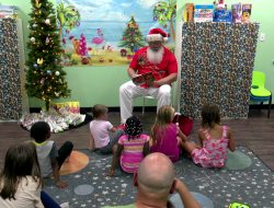 Santa Brings Joy to Kids at Local Therapy Center in July Santa Brings Joy to Kids at Local Therapy Center in July