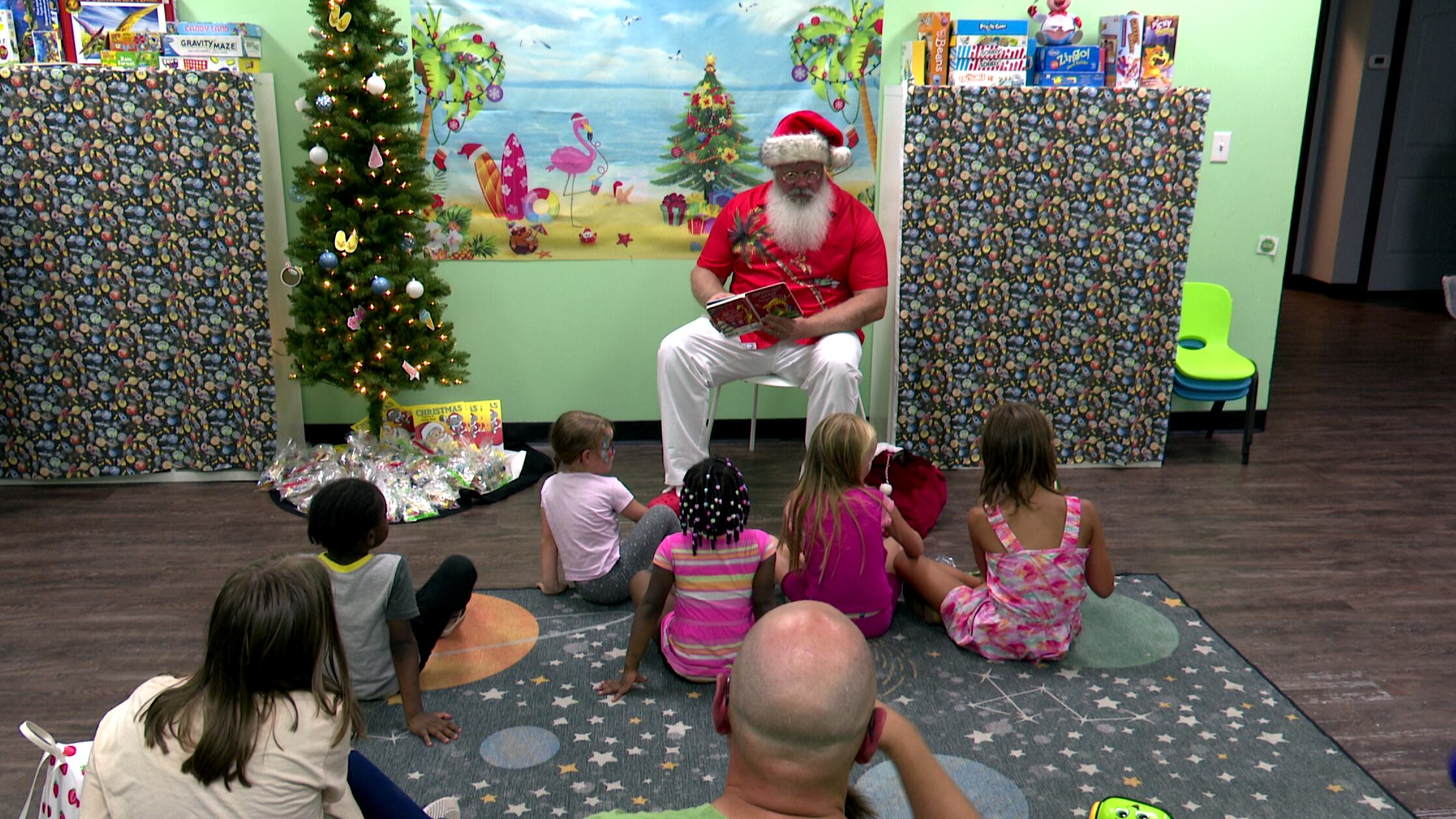 Santa Brings Joy to Kids at Local Therapy Center in July