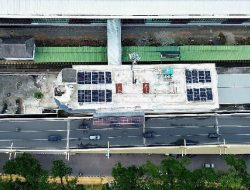 PLTS Atap KAI Sumut di Stasiun Medan