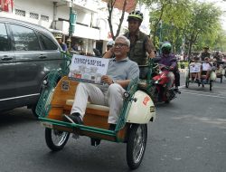 Becak Listrik Mengaspal di Malioboro Kurangi Emisi Karbon