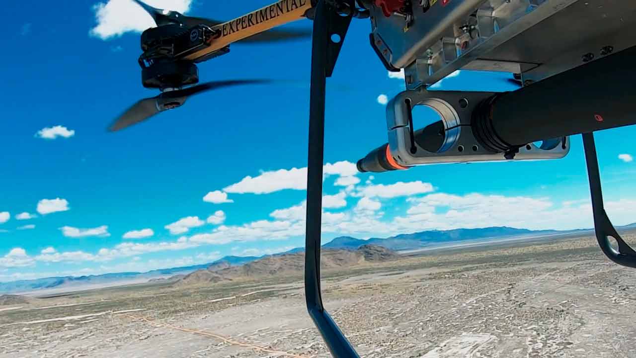 British TRV-150 Drone Strikes Accurately in US Munitions Test